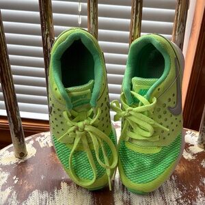 Nike Kids' Downshifter Neon Green Athletic Shoes